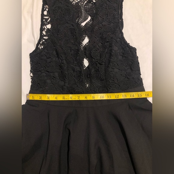 Charlotte Russe, black, L, lace bodice and skater style skirt - Picture 5 of 10
